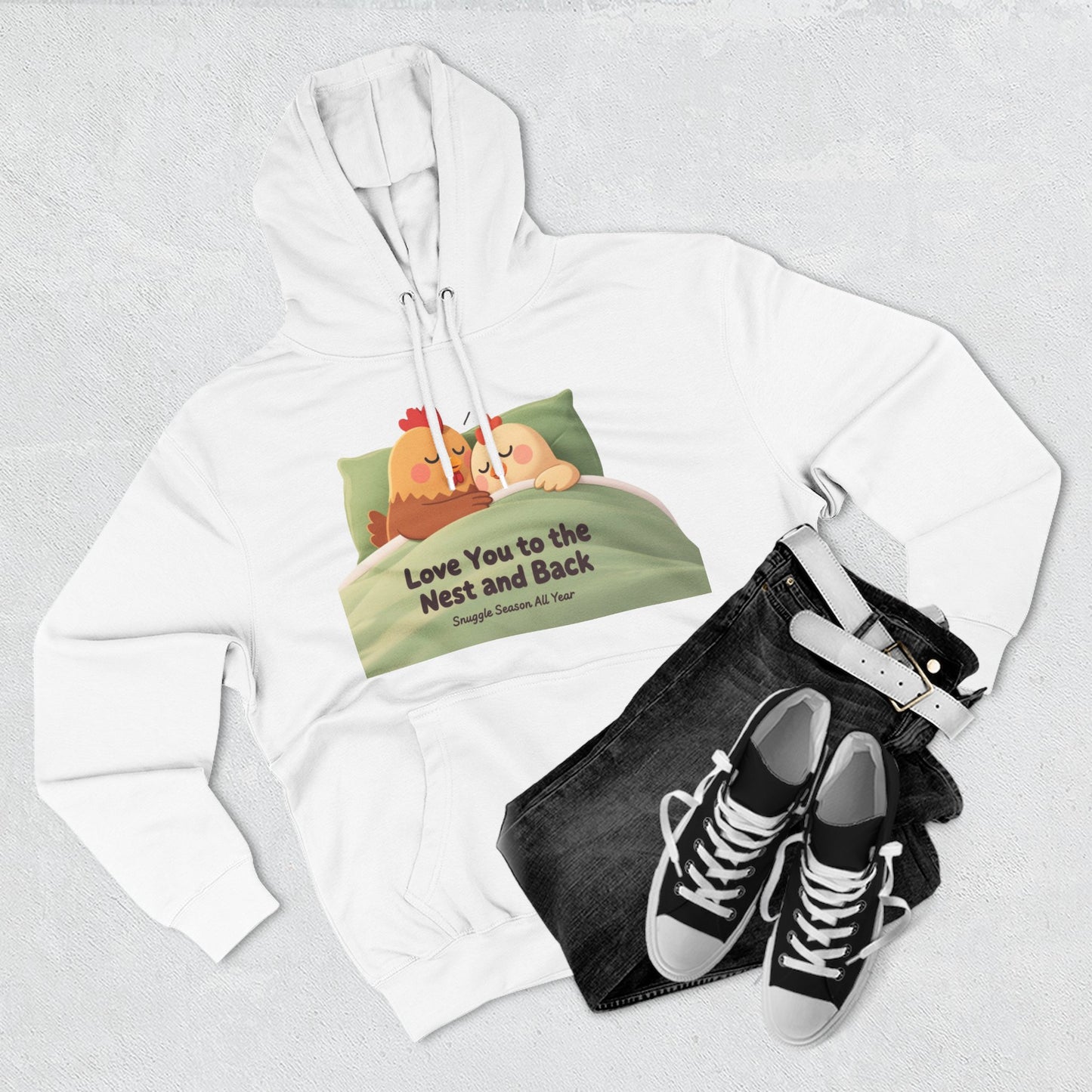 Cluckin’ Cozy Hoodie – Funny Chicken Graphic Sweatshirt That Feels Like a Warm Hug
