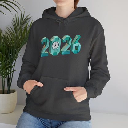 2026 Celebration Hoodie – Bold Throwback Year Design for Festive Winter Wear