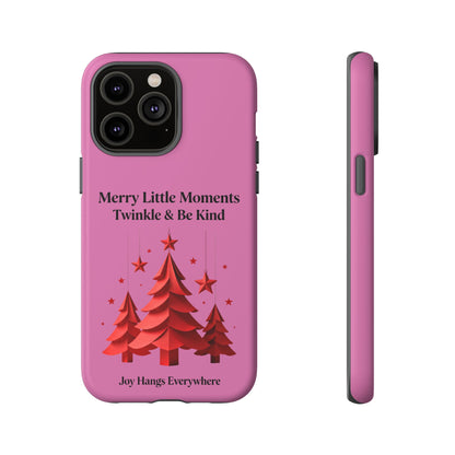 Twinkle & Kindness Christmas Cover – Soft Pink Winter Design for Cozy Holiday Vibes