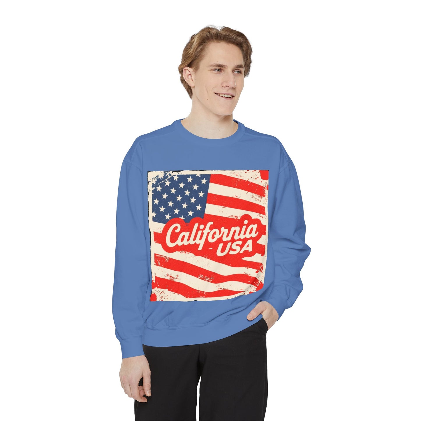 California Dream Vintage Sweatshirt – Retro USA Vibes