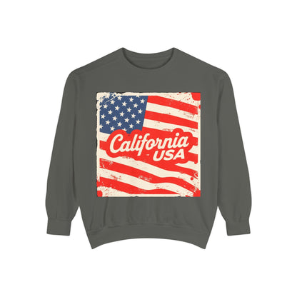 California Dream Vintage Sweatshirt – Retro USA Vibes