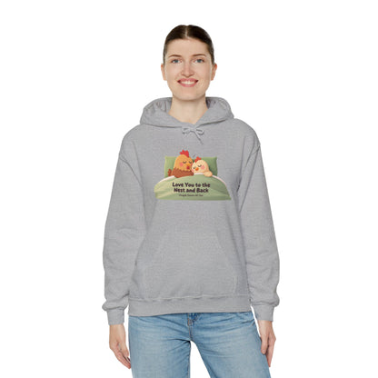 Whimsical Chicken Mom Hoodie – Sweet Mother’s Day Gift with Nest-Themed Quote