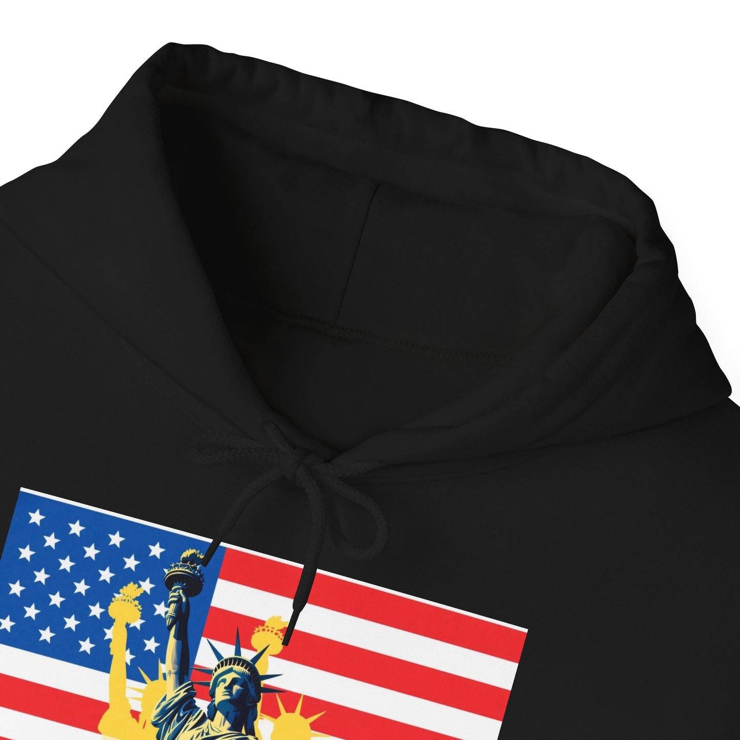 Custom Patriotic USA Flag Hoodie – Unisex Heavy Blend™ Sweatshirt | American Pride | Personalized Gift