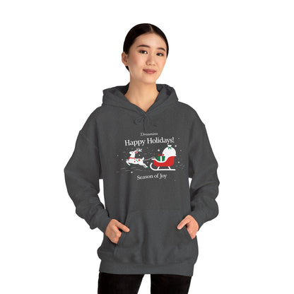 Santa Sleigh Holiday Hoodie – Cozy Christmas Pullover for Joyful Winter Moments