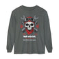 Grease & Glory Long Sleeve Shirt – Gritty Mechanic Skull Graphic Tee for Hardworking Hands