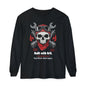 Grease & Glory Long Sleeve Shirt – Gritty Mechanic Skull Graphic Tee for Hardworking Hands