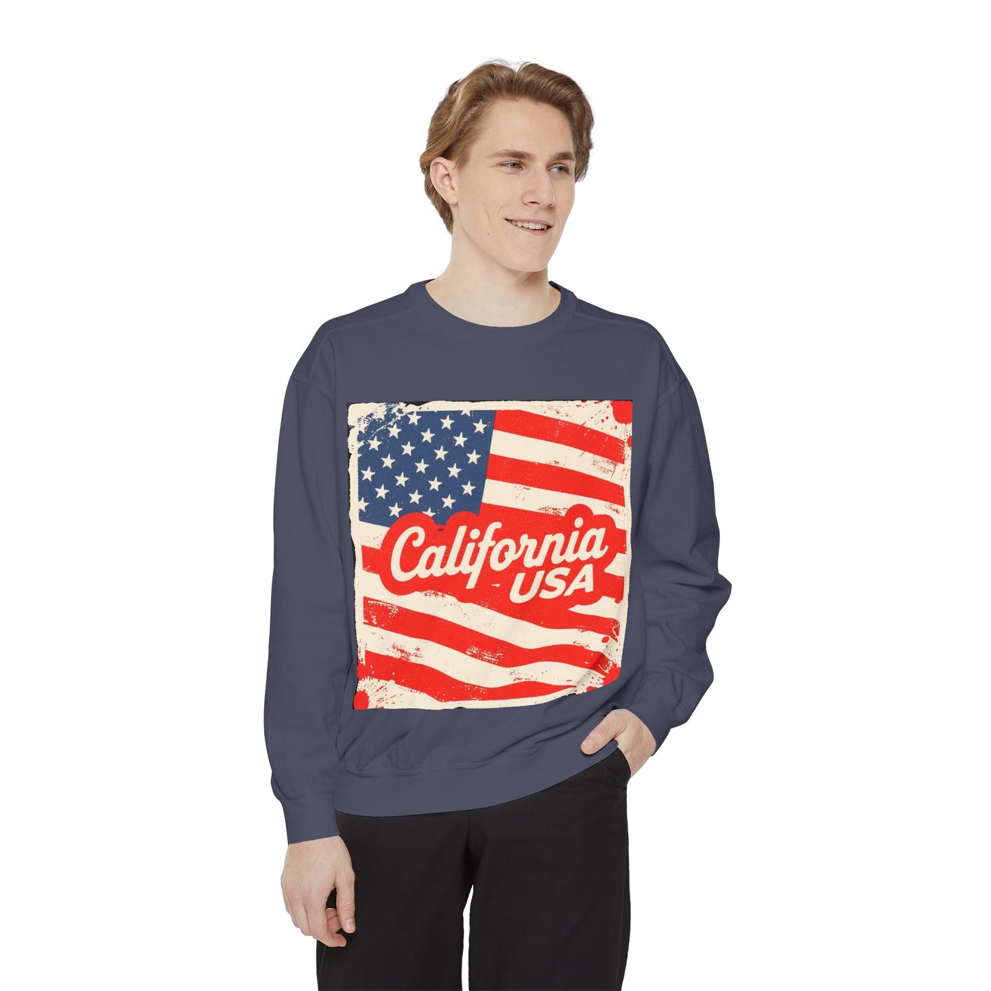 California Dream Vintage Sweatshirt – Retro USA Vibes