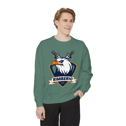Rimbeirio Eagle Tattoo Sweatshirt – Bold Unisex Streetwear, Freedom Spirit Style