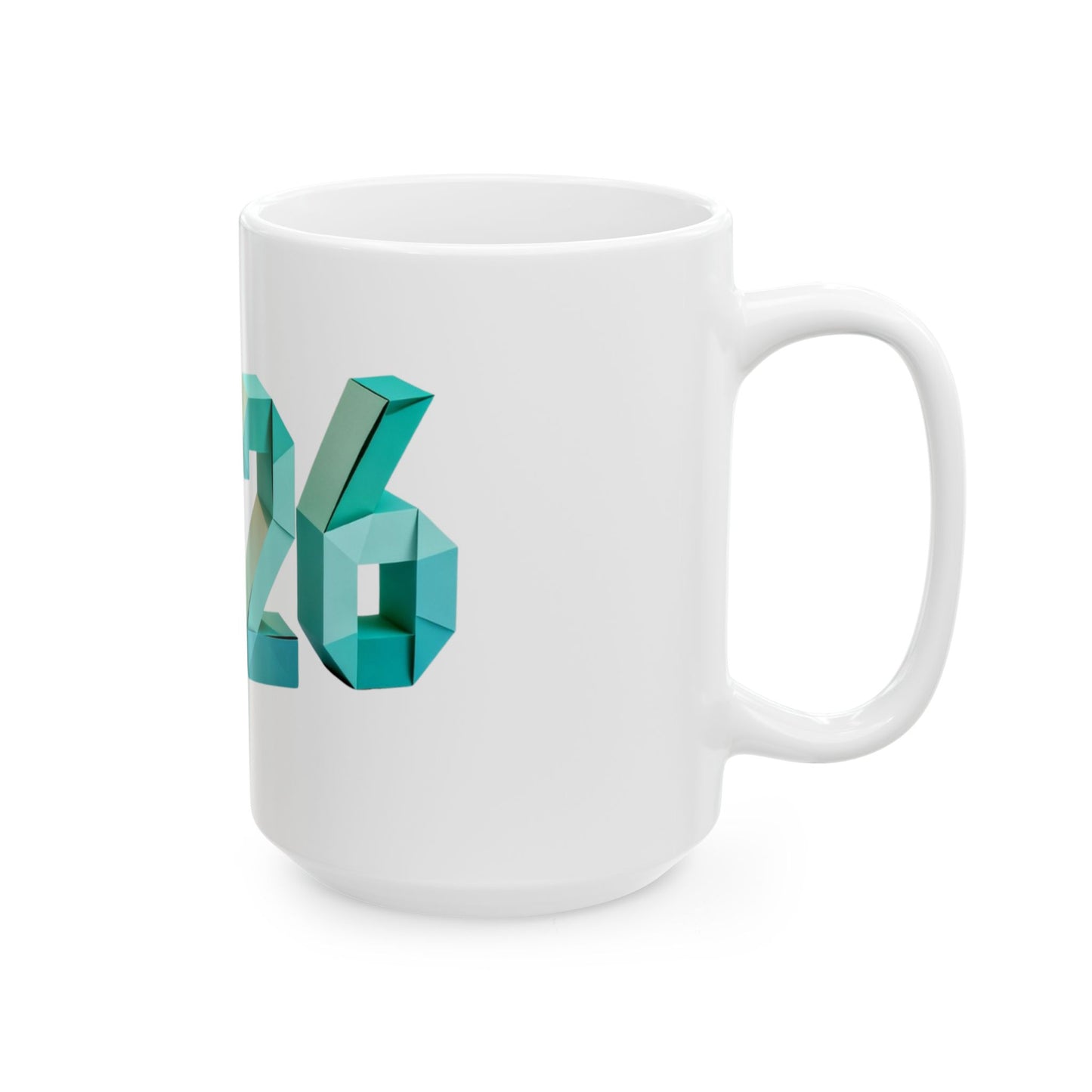 2026 Geometric Celebration Mug – Stylish New Year Cup for Coffee & Cozy Moments