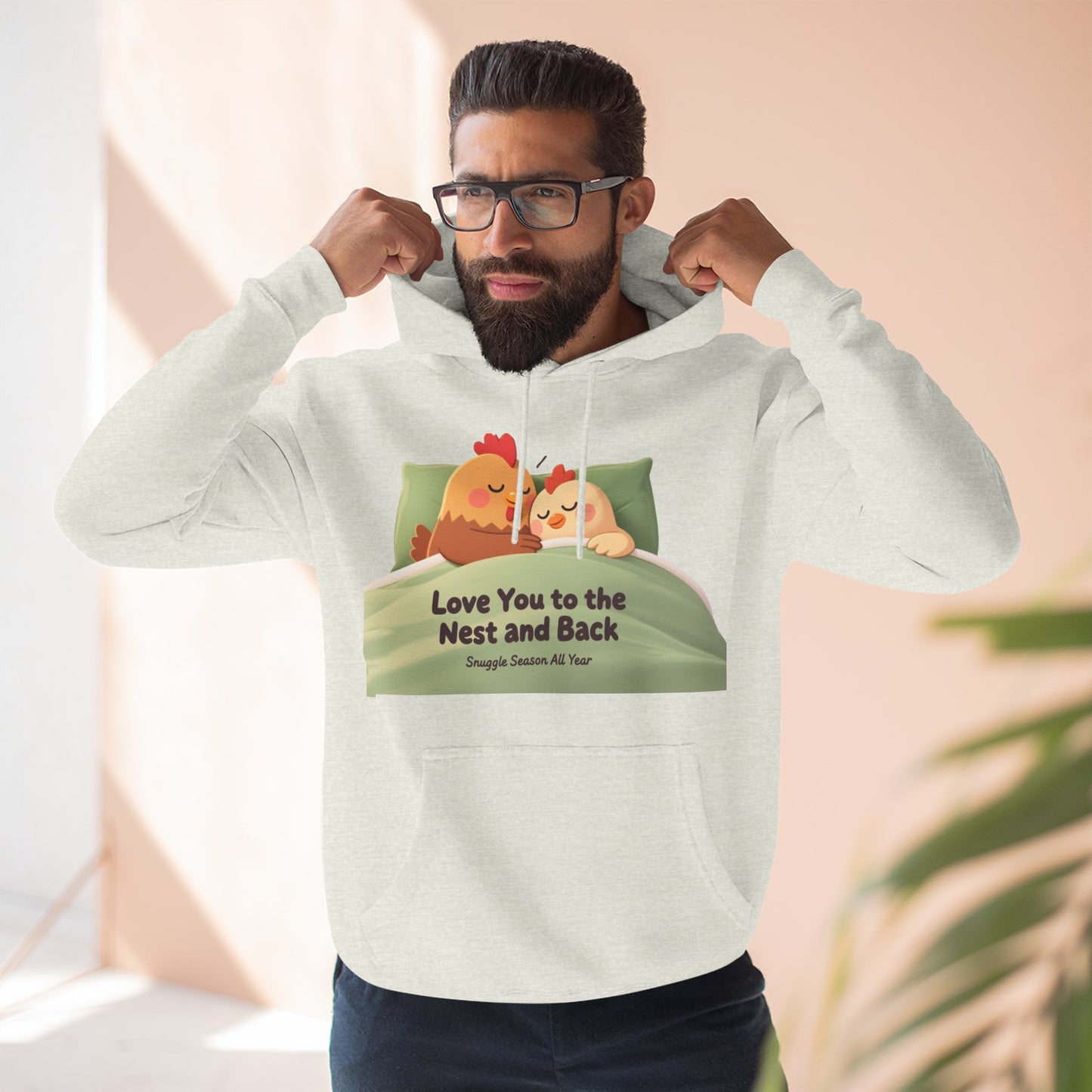 Cluckin’ Cozy Hoodie – Funny Chicken Graphic Sweatshirt That Feels Like a Warm Hug