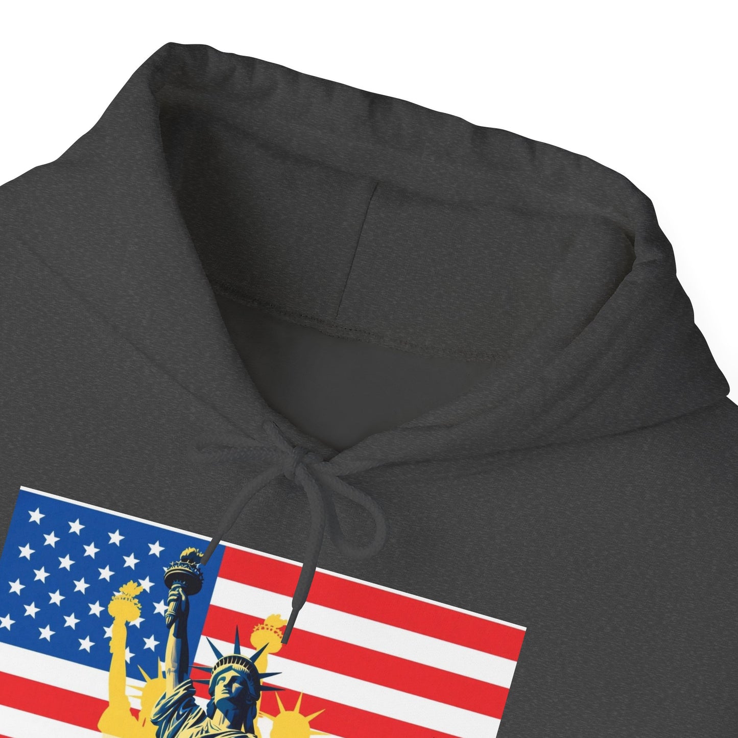 Custom Patriotic USA Flag Hoodie – Unisex Heavy Blend™ Sweatshirt | American Pride | Personalized Gift