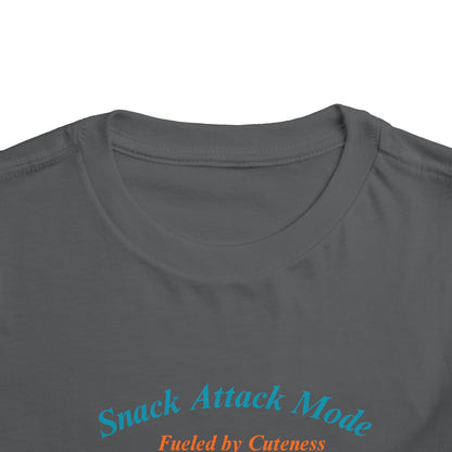 Snack Attack Bunny Tee for Toddlers – Cute Food-Loving Kids Graphic Shirt