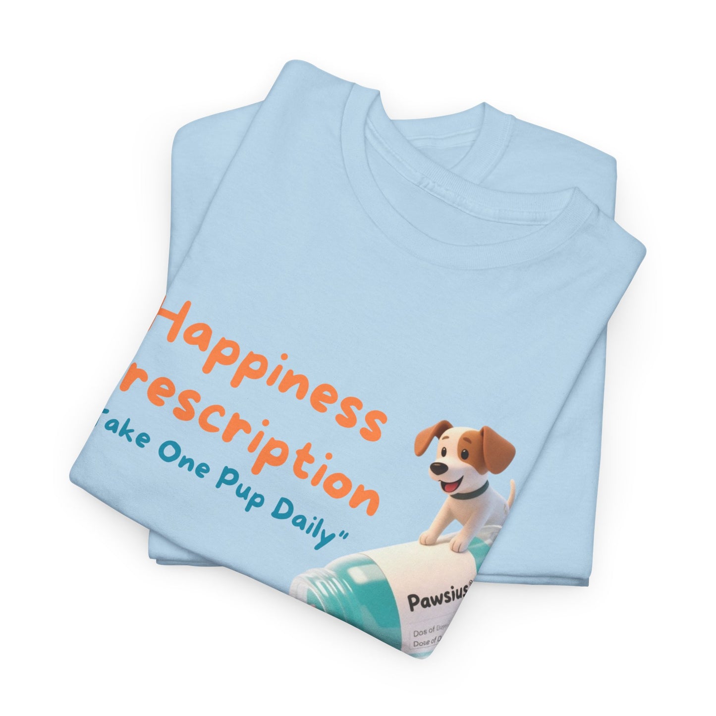 Prescription for Joy T-Shirt – Playful Dog Lover Tee with Cute Puppies and Positive Vibes
