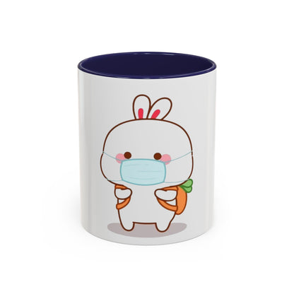 Carrot Backpack Bunny Cup – Whimsical Ceramic Mug for Cute Morning Sips & Cozy Drinks