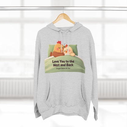 Cluckin’ Cozy Hoodie – Funny Chicken Graphic Sweatshirt That Feels Like a Warm Hug