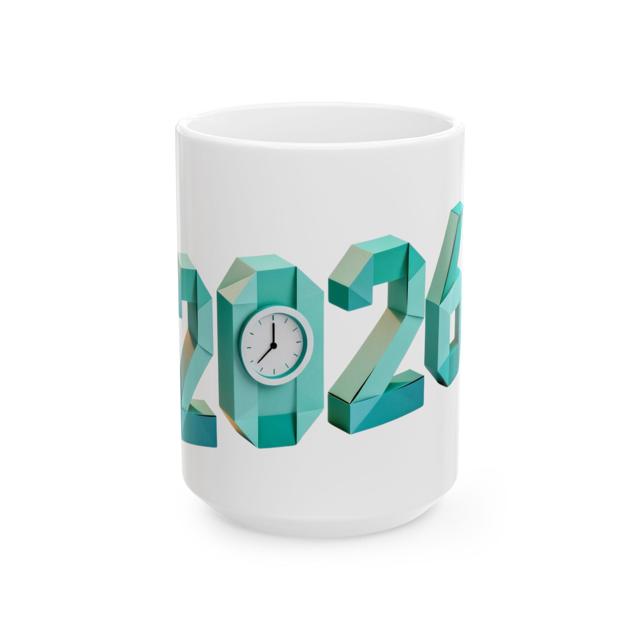 2026 Geometric Celebration Mug