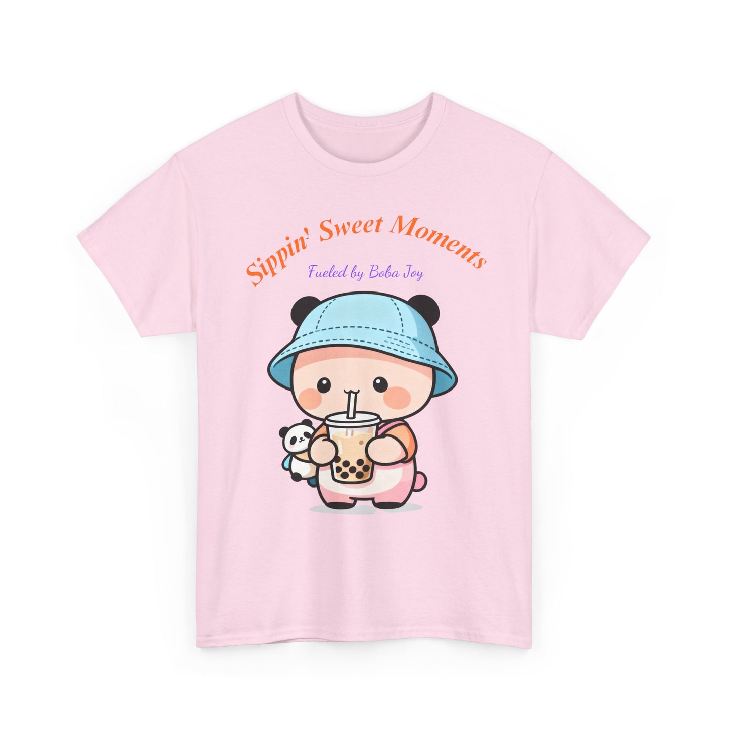 Kawaii Boba Panda T-Shirt – Cute Bubble Tea Lover Graphic Tee for Everyday Sweet Vibes