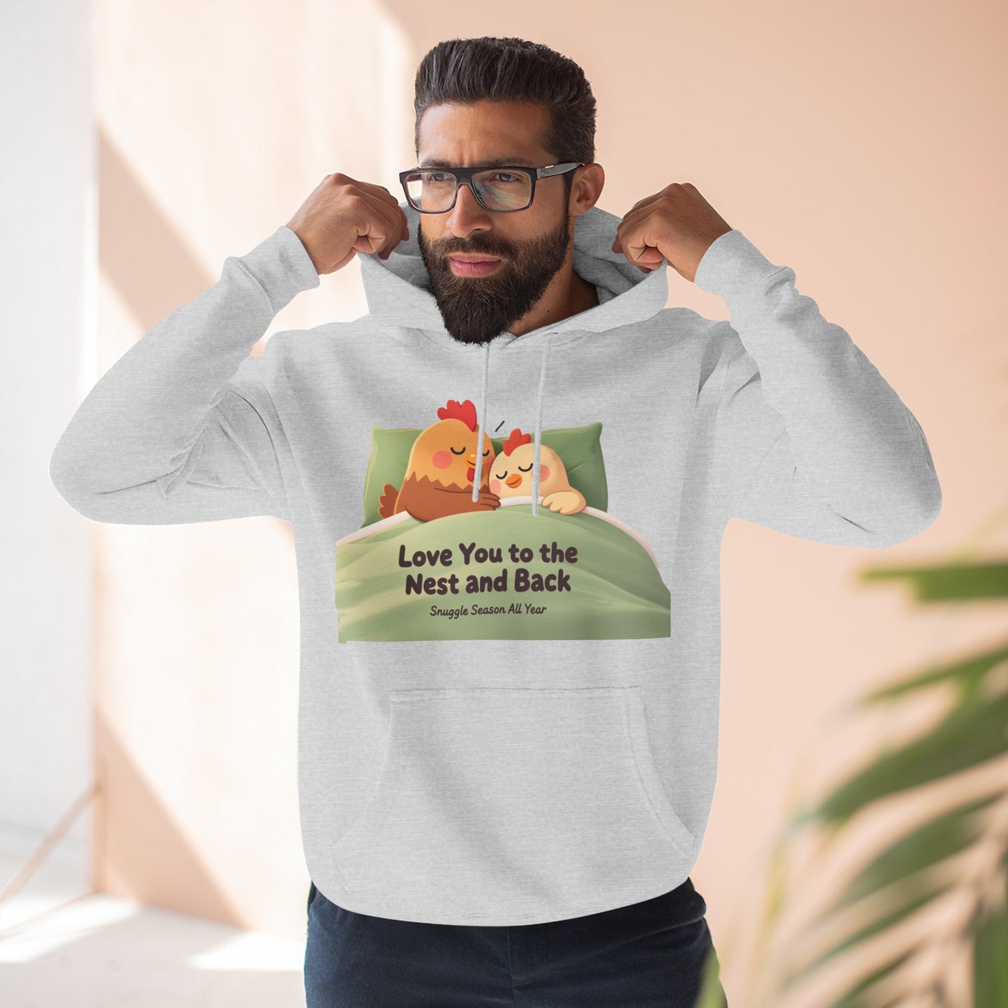 Cluckin’ Cozy Hoodie – Funny Chicken Graphic Sweatshirt That Feels Like a Warm Hug