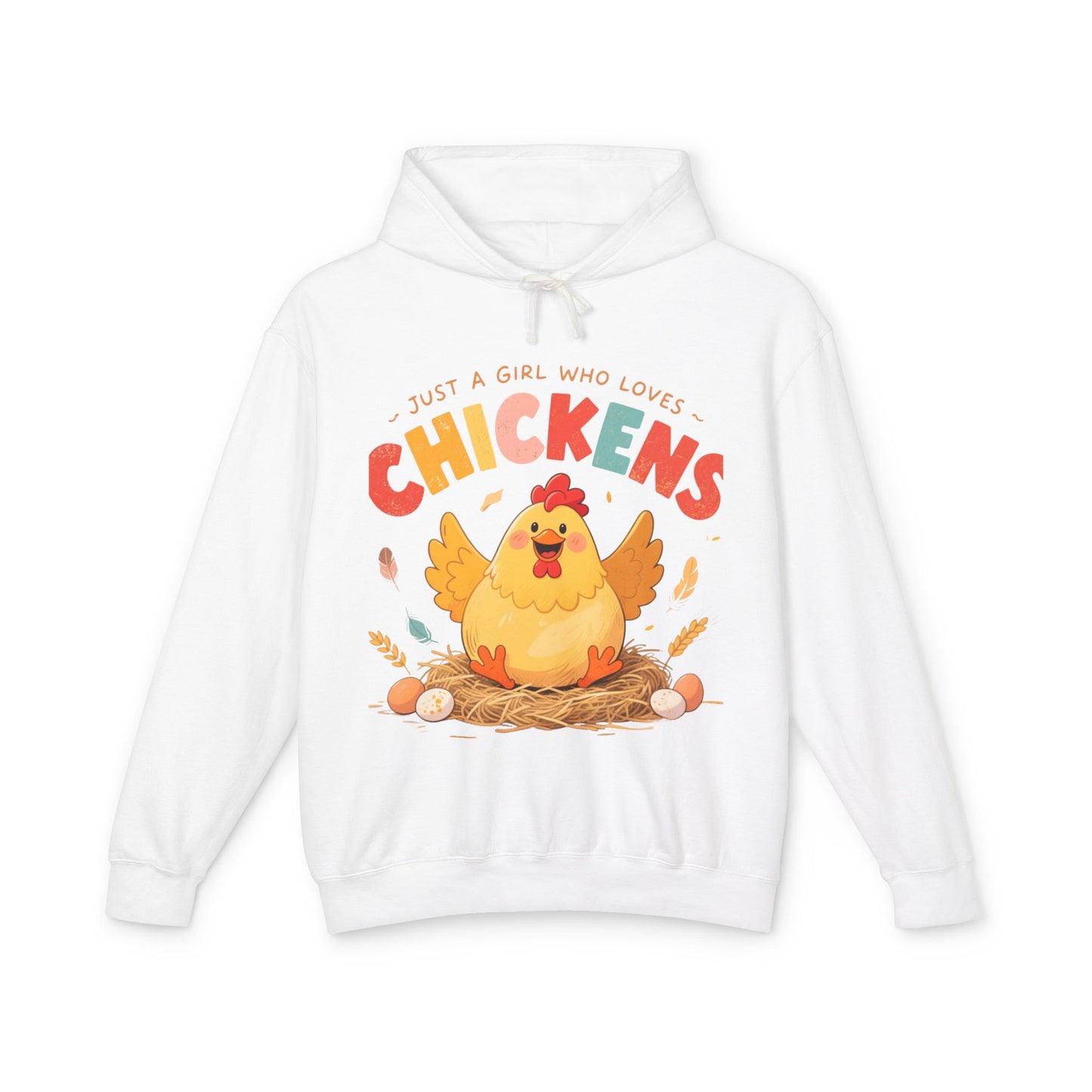 Just a Girl Who Loves Chickens Hoodie – Cute Farm Animal Sweatshirt