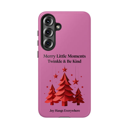 Twinkle & Kindness Christmas Cover – Soft Pink Winter Design for Cozy Holiday Vibes