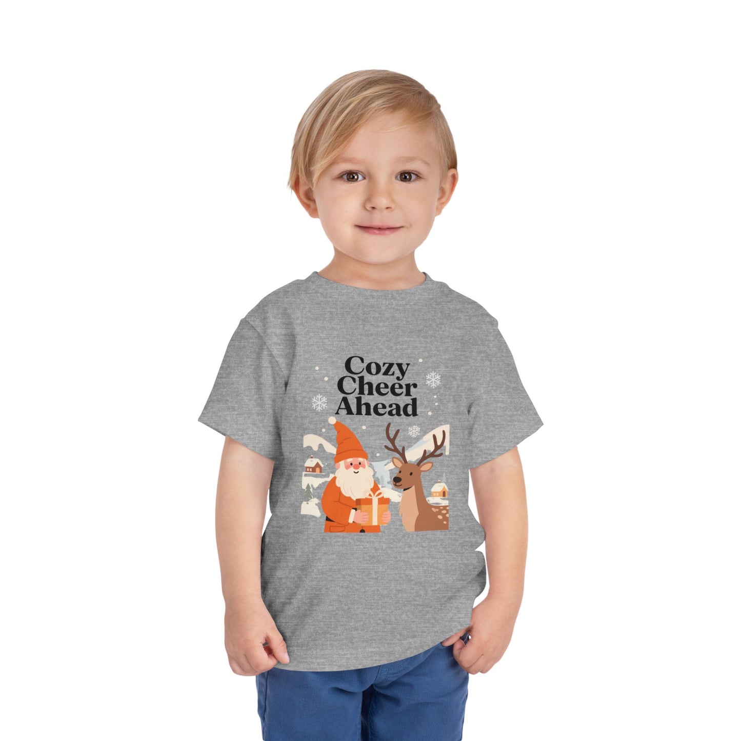 Winter Joy Kids Graphic Tee – Cute Holiday Smile Shirt for Toddlers