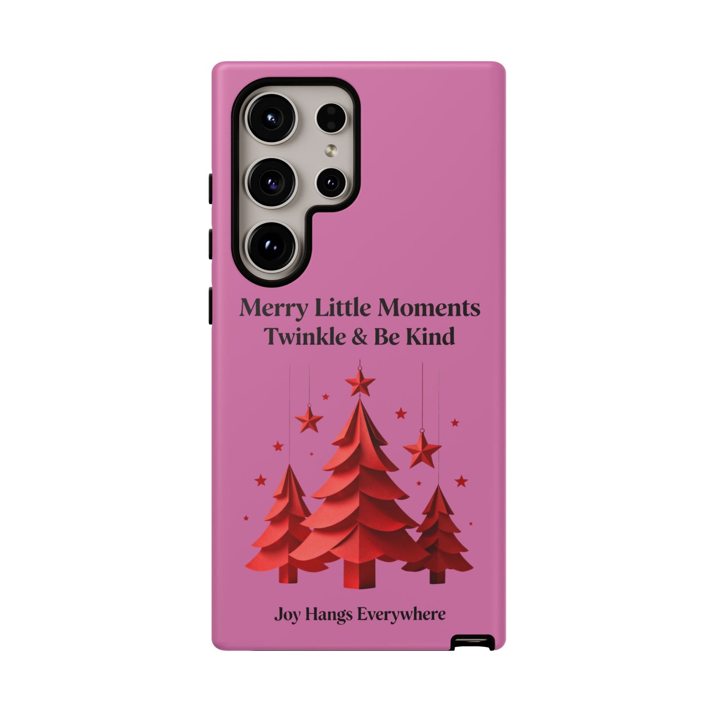 Twinkle & Kindness Christmas Cover – Soft Pink Winter Design for Cozy Holiday Vibes