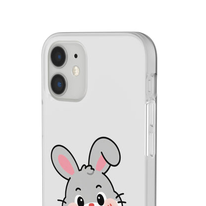 Playful Bunny Holding Carrot Phone Case – Soft, Charming Protective Cover