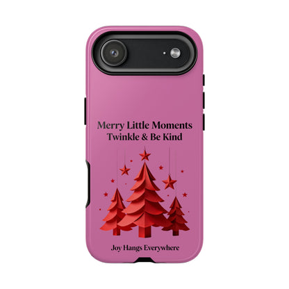 Twinkle & Kindness Christmas Cover – Soft Pink Winter Design for Cozy Holiday Vibes