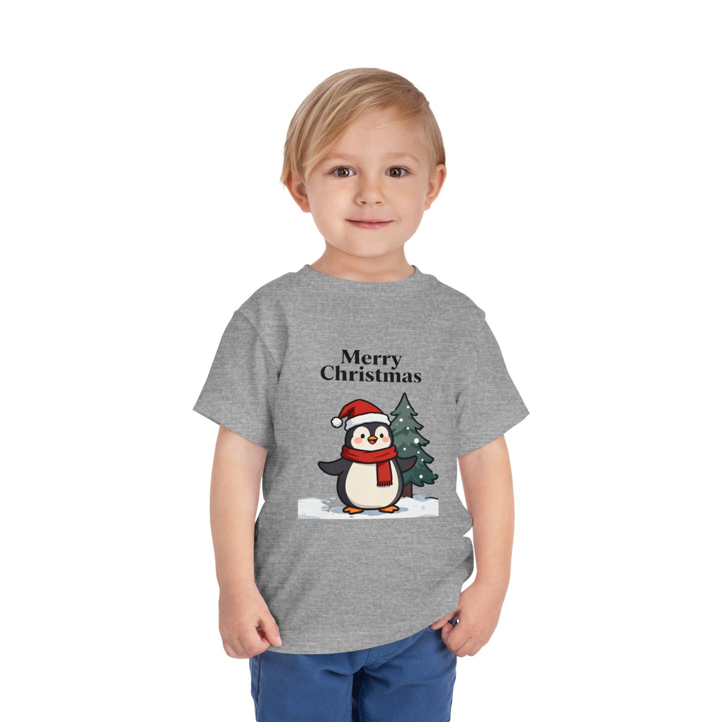 Cute Penguin Christmas Tee for Kids – Festive Holiday Toddler Shirt