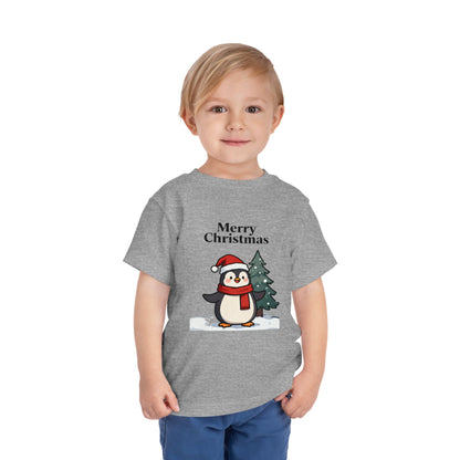 Cute Penguin Christmas Tee for Kids – Festive Holiday Toddler Shirt