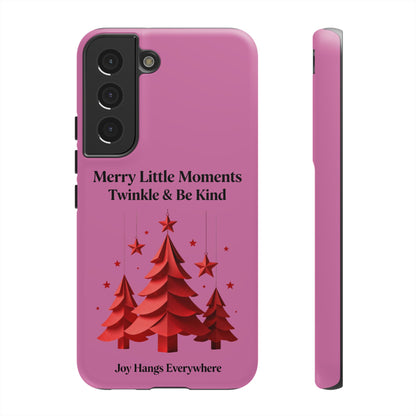 Twinkle & Kindness Christmas Cover – Soft Pink Winter Design for Cozy Holiday Vibes