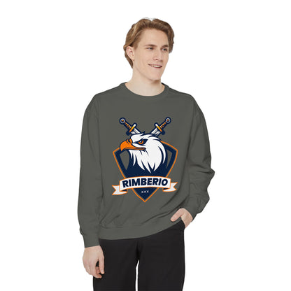Rimbeirio Eagle Tattoo Sweatshirt – Bold Unisex Streetwear, Freedom Spirit Style