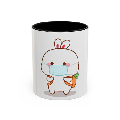 Carrot Backpack Bunny Cup – Whimsical Ceramic Mug for Cute Morning Sips & Cozy Drinks