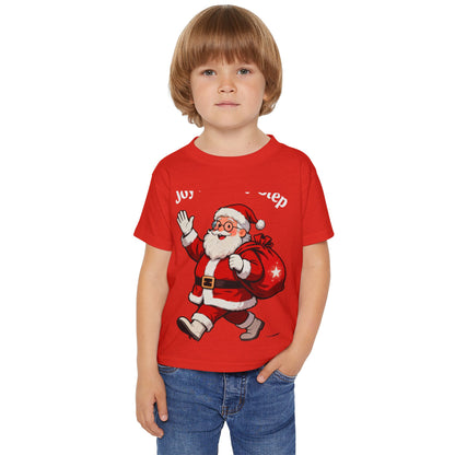 Jolly Santa Gift Bag T-Shirt – Adorable Christmas Top for Toddlers