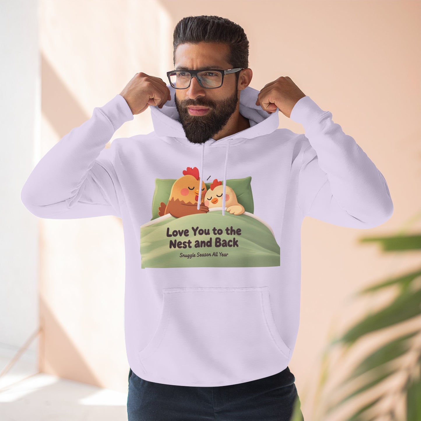 Cluckin’ Cozy Hoodie – Funny Chicken Graphic Sweatshirt That Feels Like a Warm Hug