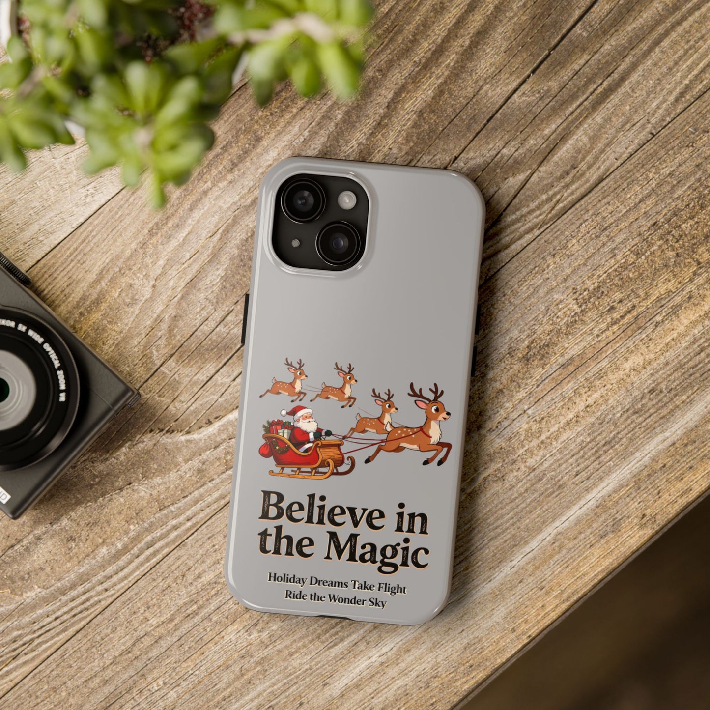 Enchanted Holiday Spirit Phone Case – Festive Christmas Art for Cozy Winter Vibes