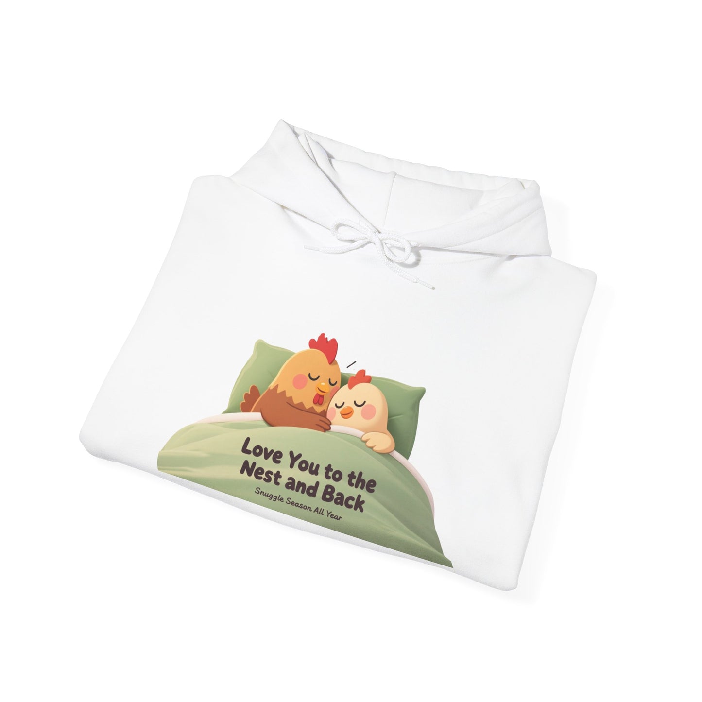 Whimsical Chicken Mom Hoodie – Sweet Mother’s Day Gift with Nest-Themed Quote