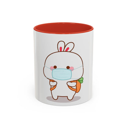 Carrot Backpack Bunny Cup – Whimsical Ceramic Mug for Cute Morning Sips & Cozy Drinks