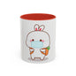 Carrot Backpack Bunny Cup – Whimsical Ceramic Mug for Cute Morning Sips & Cozy Drinks