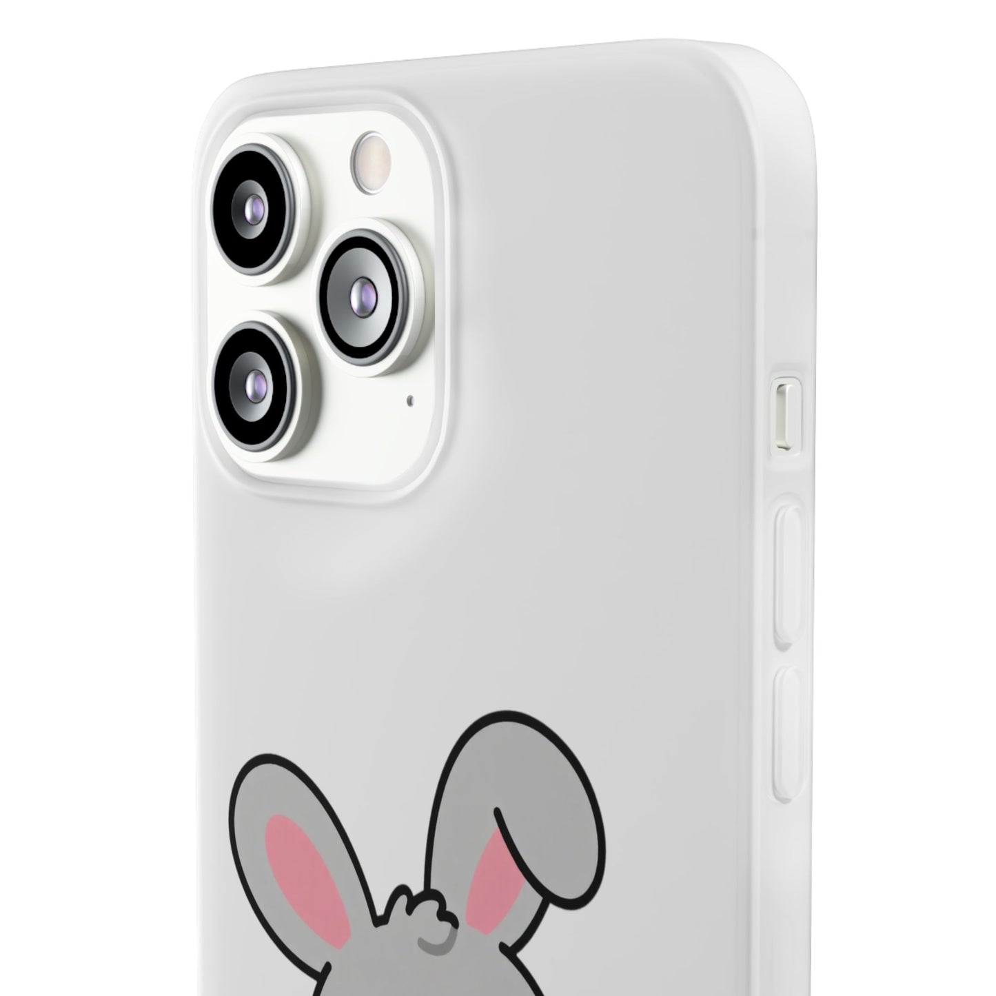 Playful Bunny Holding Carrot Phone Case – Soft, Charming Protective Cover