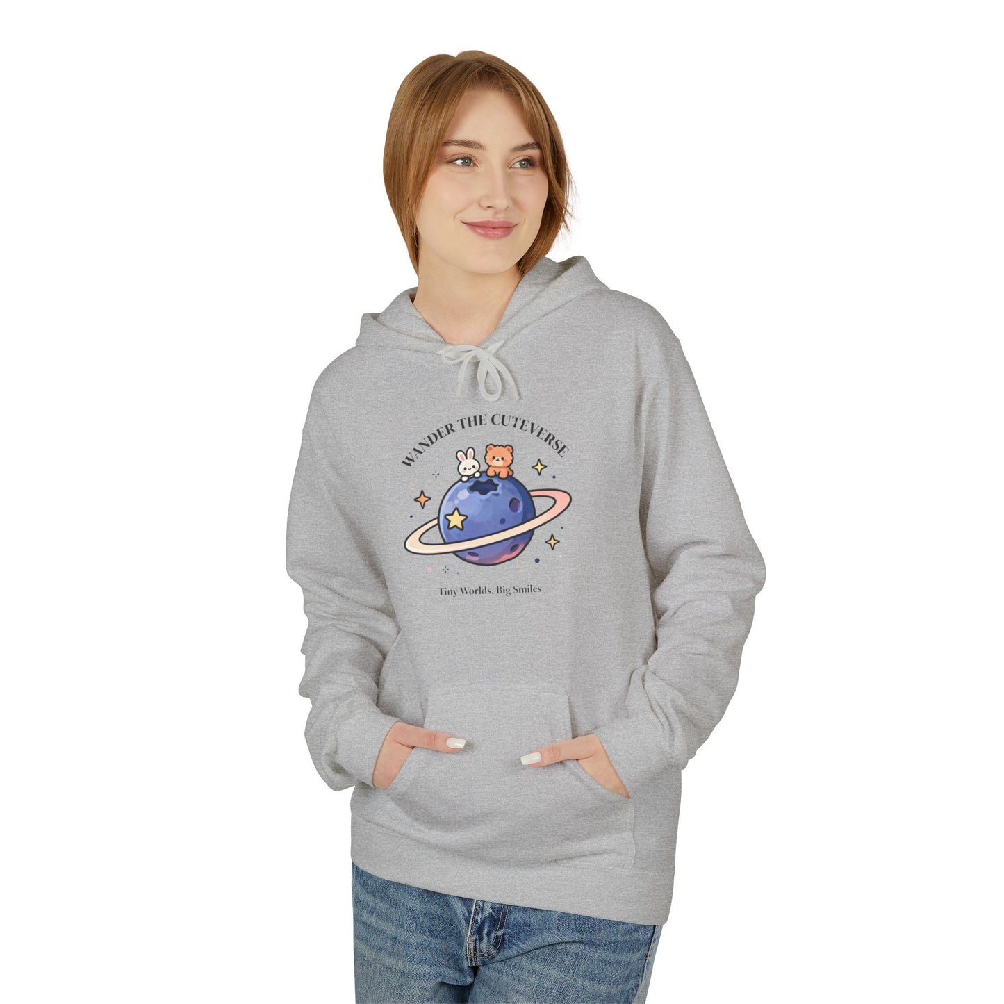 Space Friends Planet Hoodie – Cute Cosmic Adventure Graphic Pullover