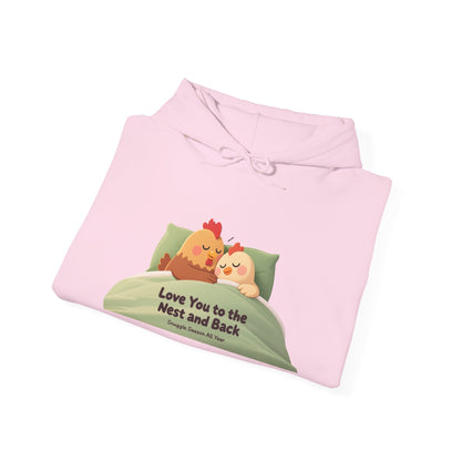 Whimsical Chicken Mom Hoodie – Sweet Mother’s Day Gift with Nest-Themed Quote
