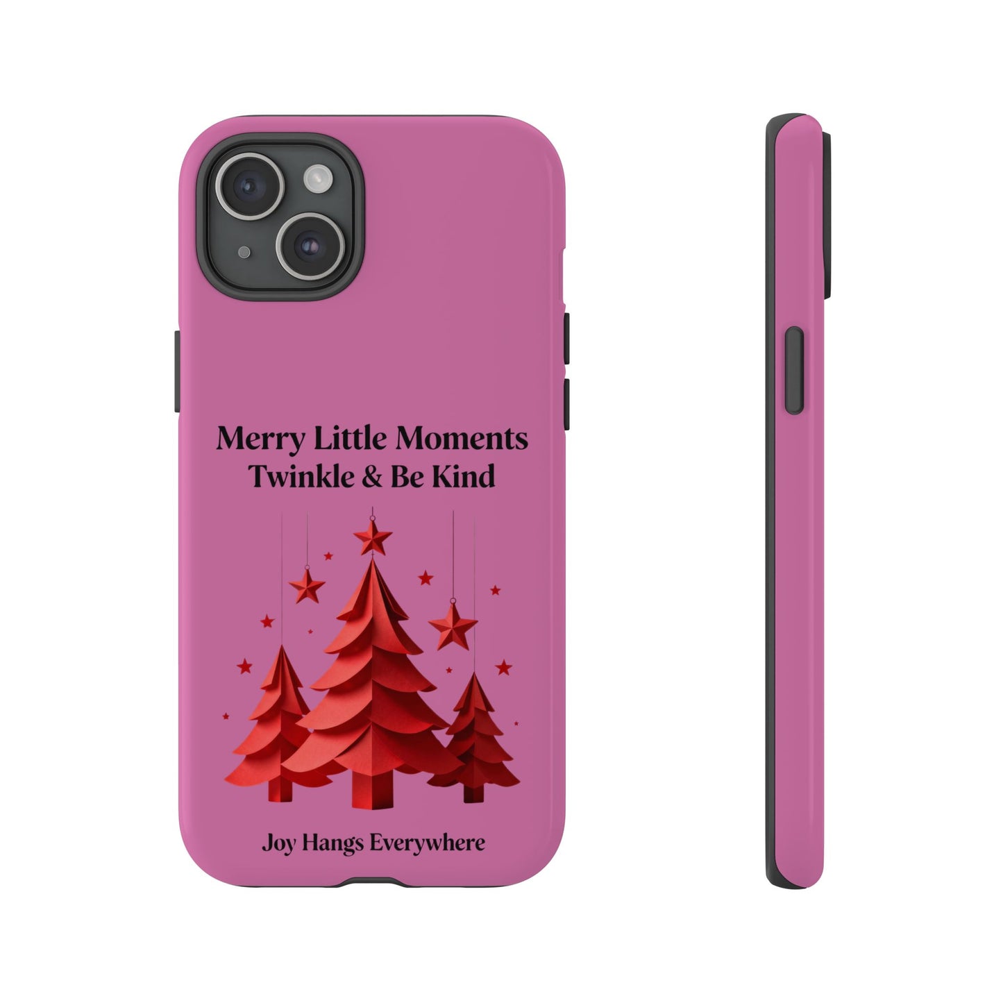 Twinkle & Kindness Christmas Cover – Soft Pink Winter Design for Cozy Holiday Vibes