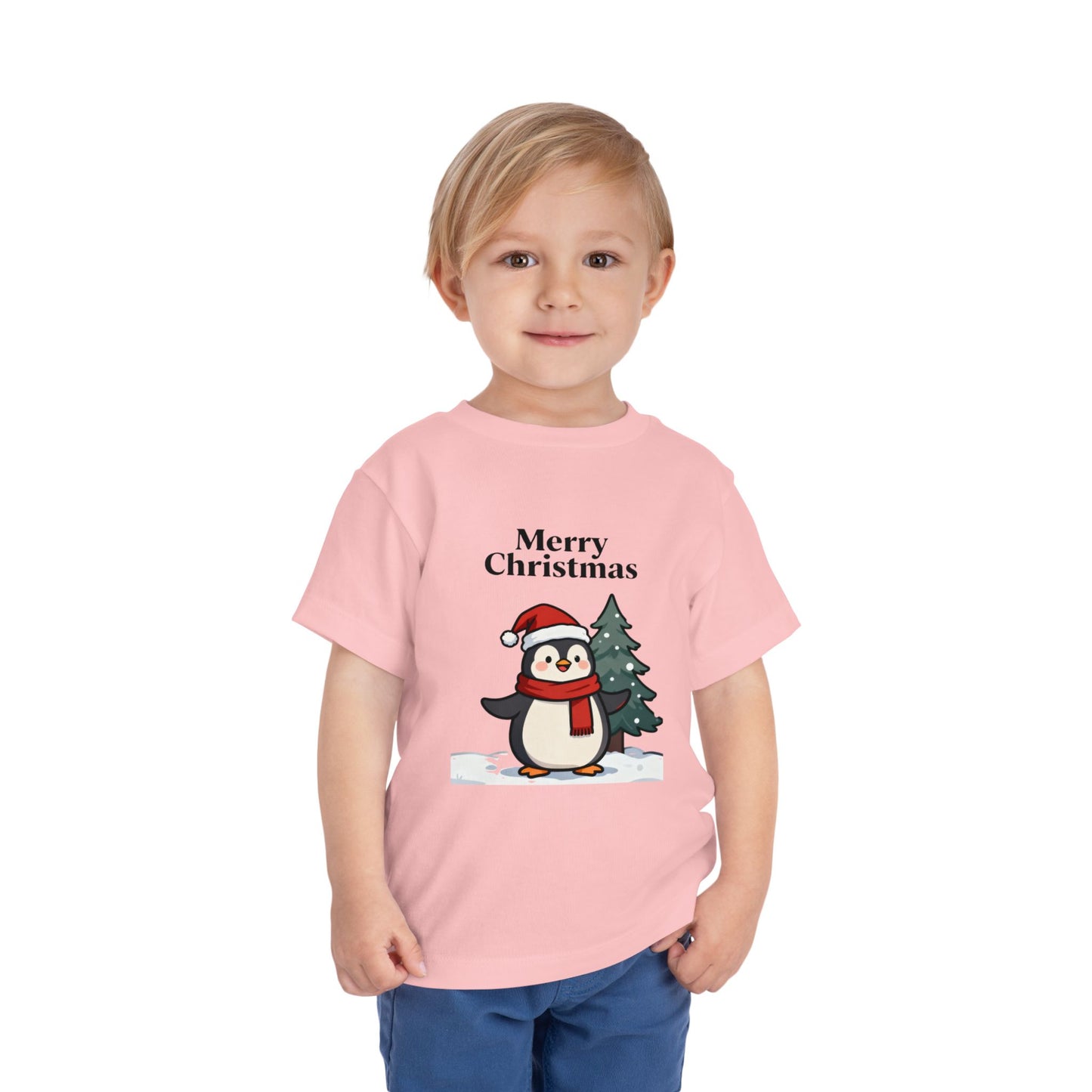 Cute Penguin Christmas Tee for Kids – Festive Holiday Toddler Shirt