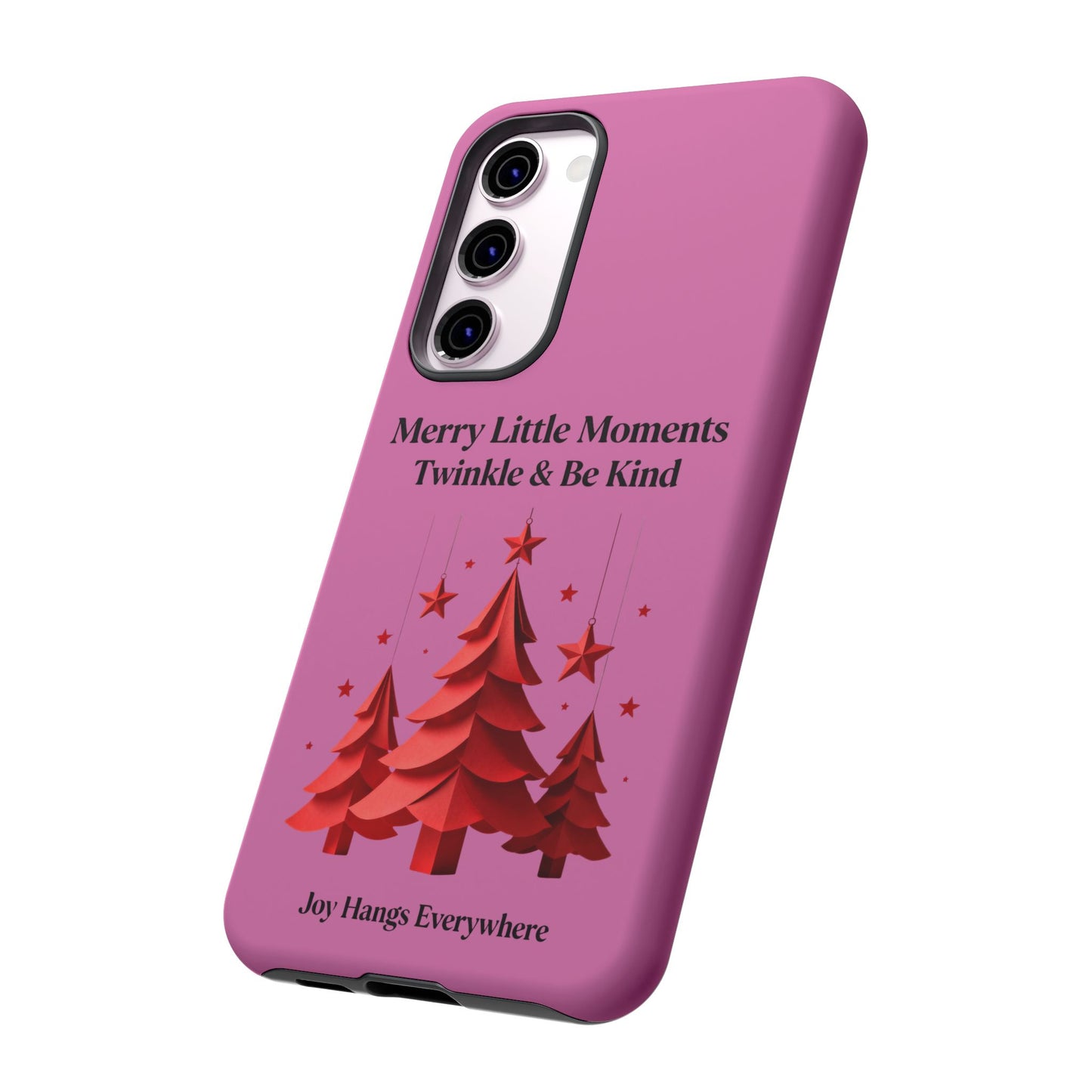 Twinkle & Kindness Christmas Cover – Soft Pink Winter Design for Cozy Holiday Vibes