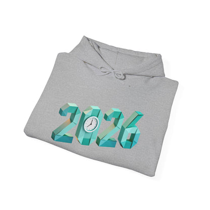 2026 Celebration Hoodie – Bold Throwback Year Design for Festive Winter Wear