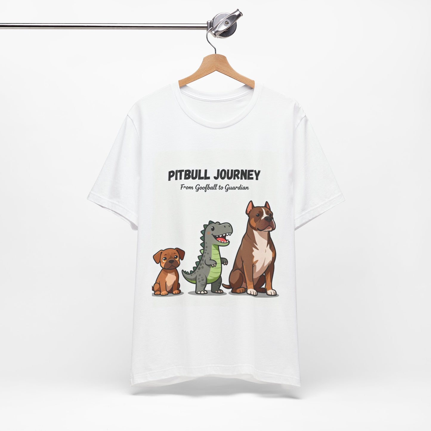 The Pitbull Phases Tee – Cute to Chaos to Champion, Because Growth Takes Grit
