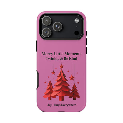 Twinkle & Kindness Christmas Cover – Soft Pink Winter Design for Cozy Holiday Vibes