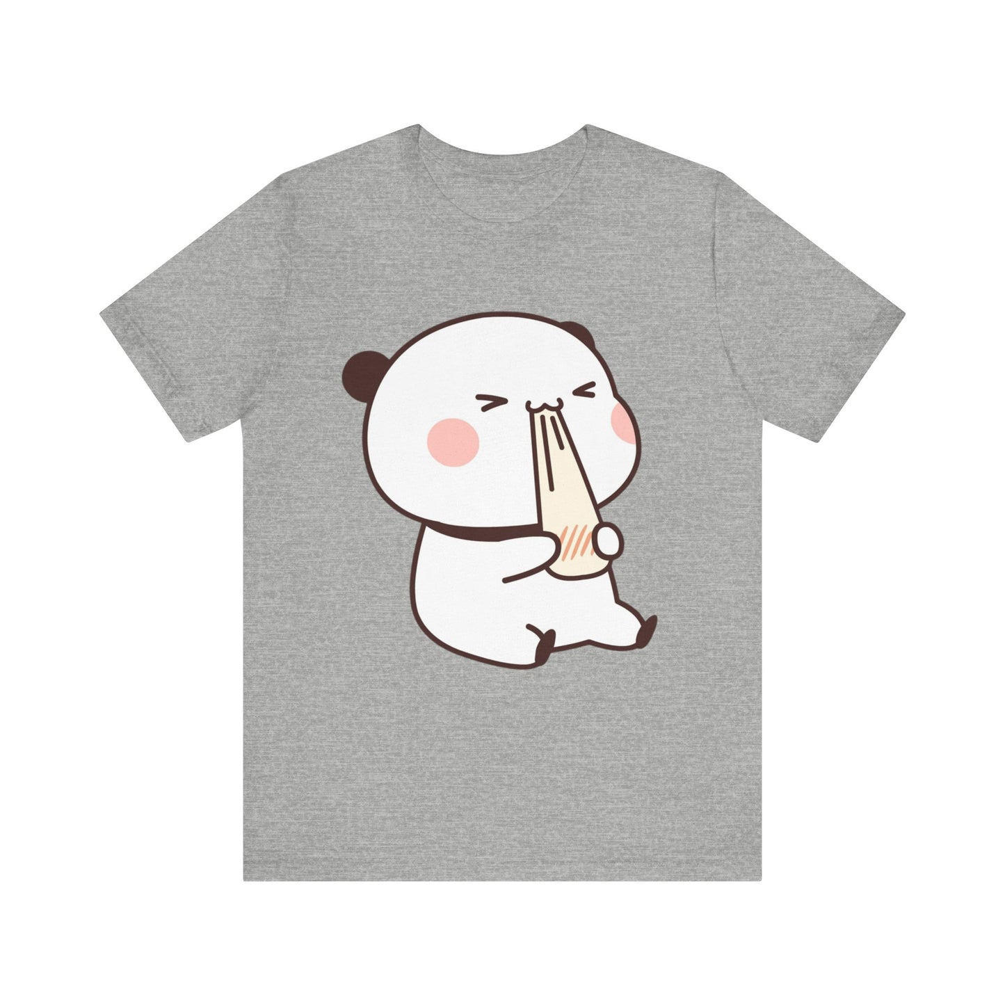 Cute Ramen Panda Tee – Whimsical Noodle Bowl Illustration Shirt