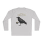 Raven Brew Crew Long Sleeve – Witty Coffee Graphic Tee for Daily Chaos and Late-Night Energy